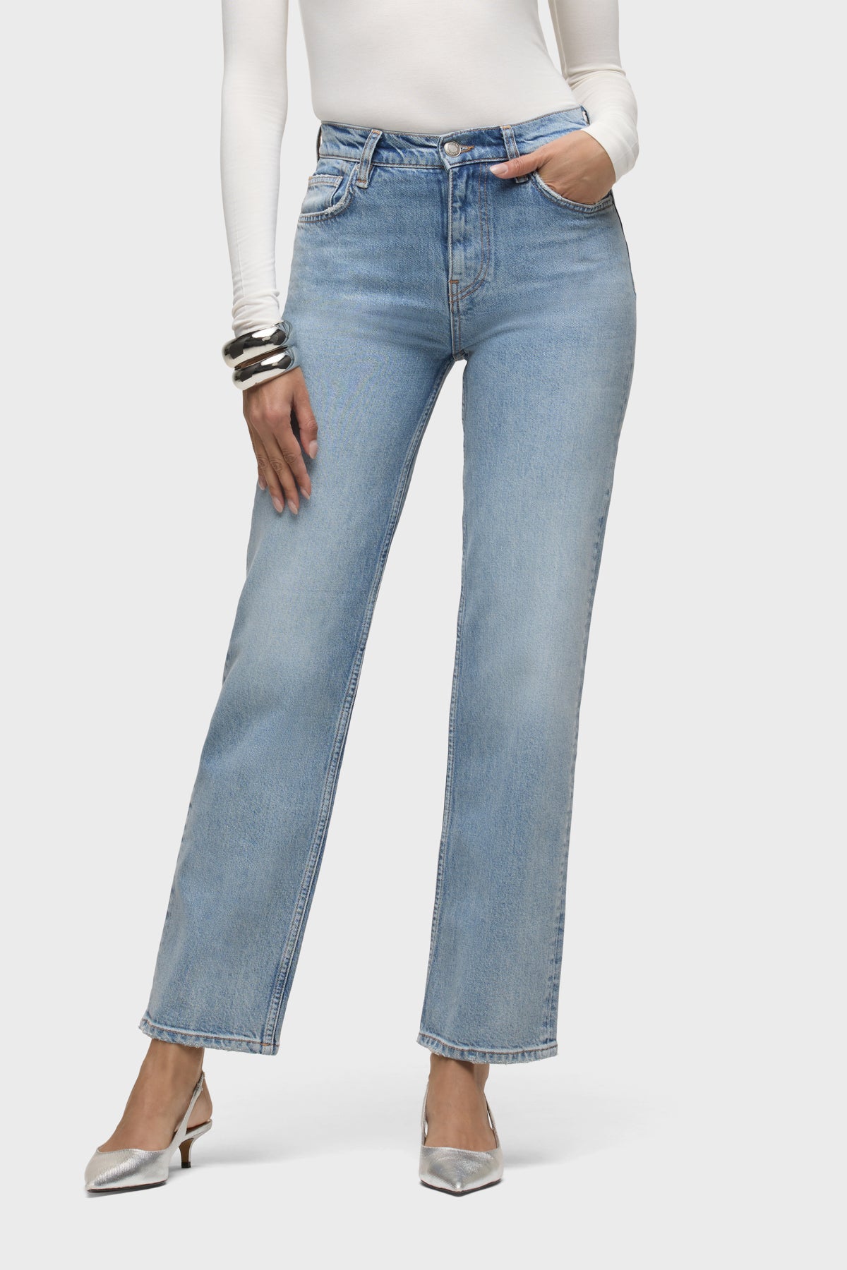 Remi Straight Leg in Spritzer by Hudson