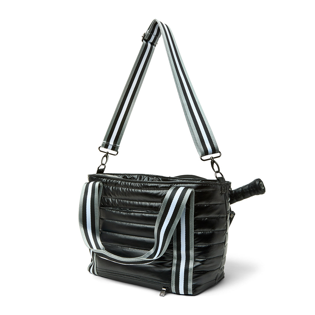 Ace of the Court Pickleball Bag in Pearl Black by Think Royln