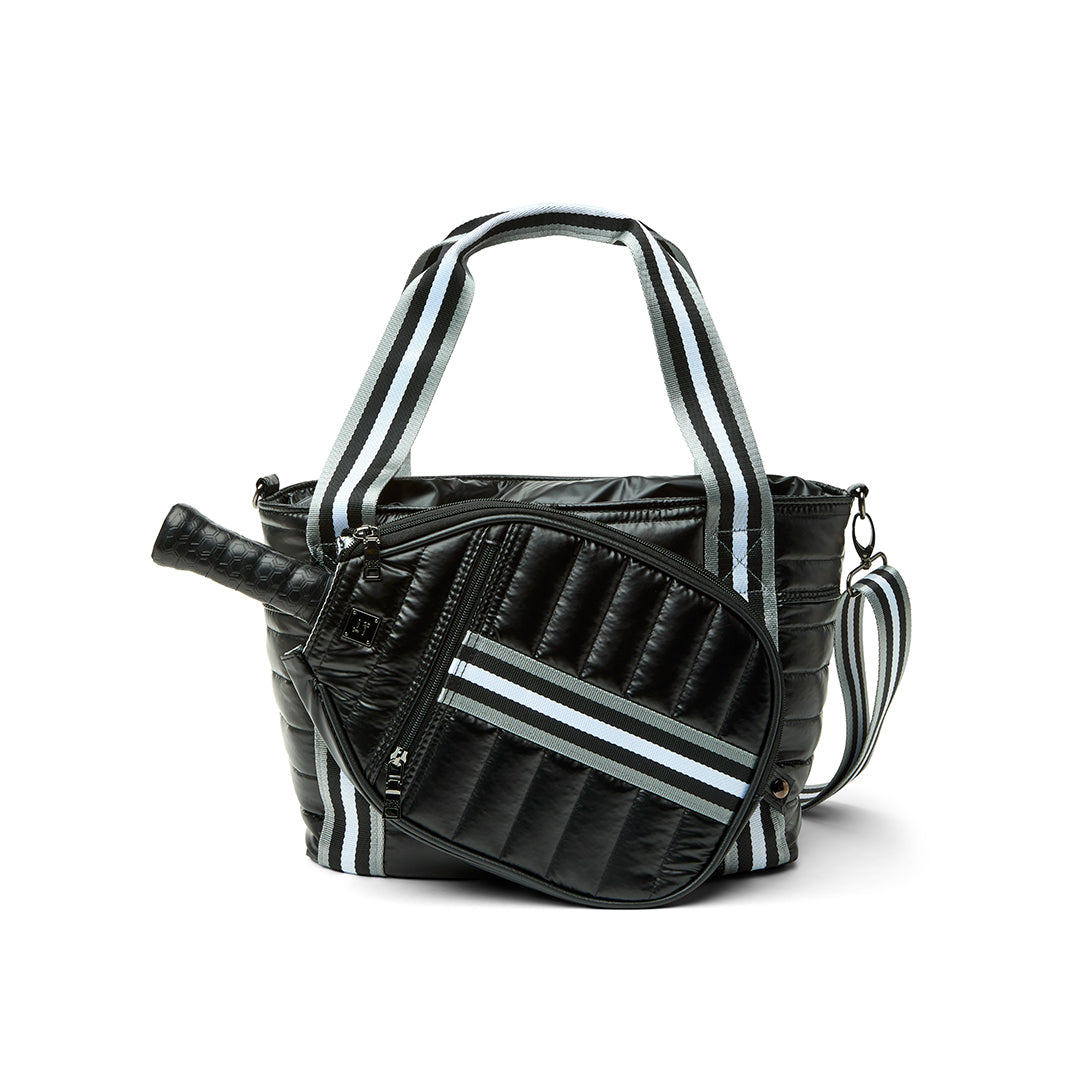 Ace of the Court Pickleball Bag in Pearl Black by Think Royln