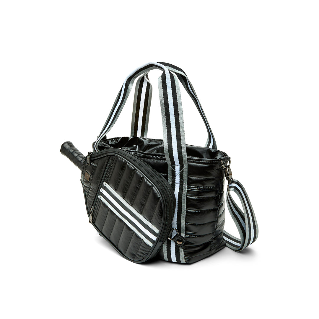 Ace of the Court Pickleball Bag in Pearl Black by Think Royln