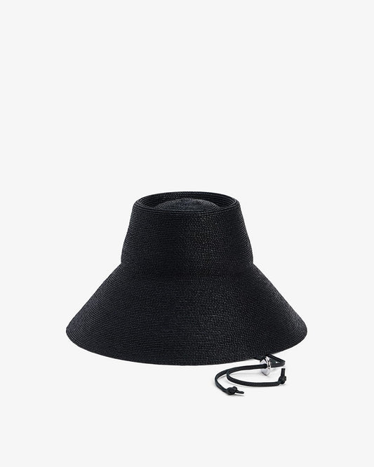 Suni Bucket Hat in Black by Janessa Leone