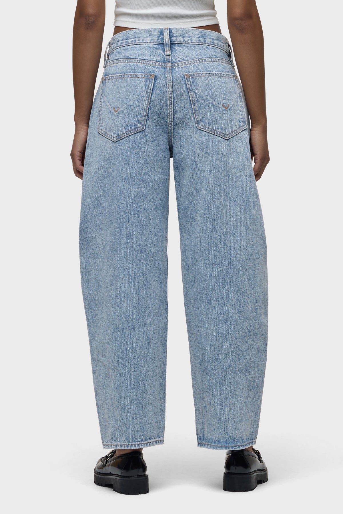 Courtney Mid-Rise Baby Barrel in Arcade by Hudson